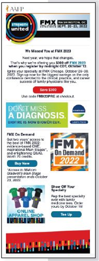 FMX  AAFP CME